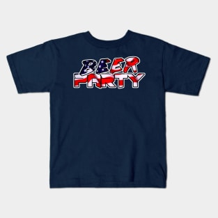 Murica AF Beer Party Kids T-Shirt